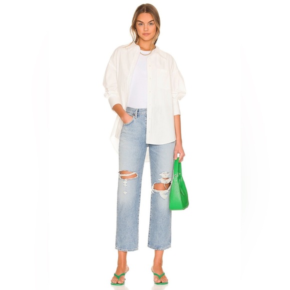 Citizens of Humanity Emery Crop Relaxed Straight in Heatwave - Size 27 - Picture 4 of 6